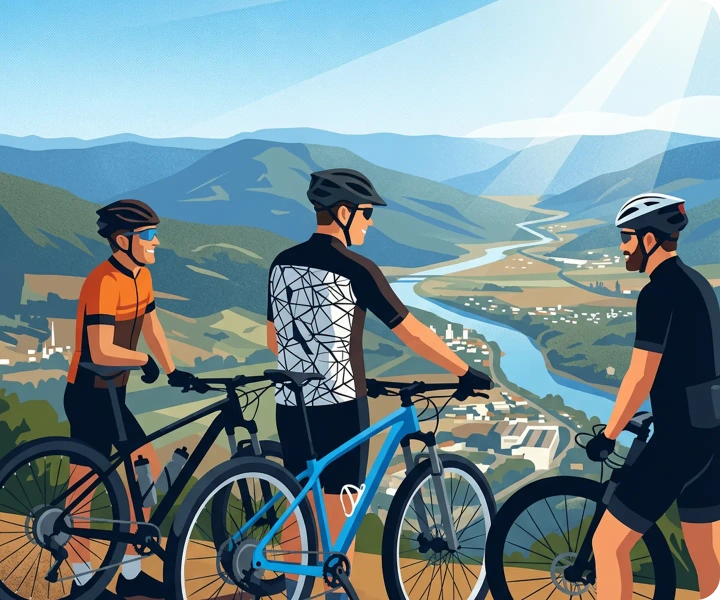 Ciclistas usando o Riderize